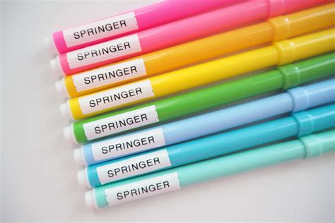 how to label pencils|Best Way To Label School Supplies .